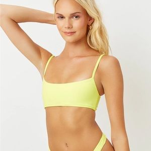 Frankie’s lemon drop bikini top